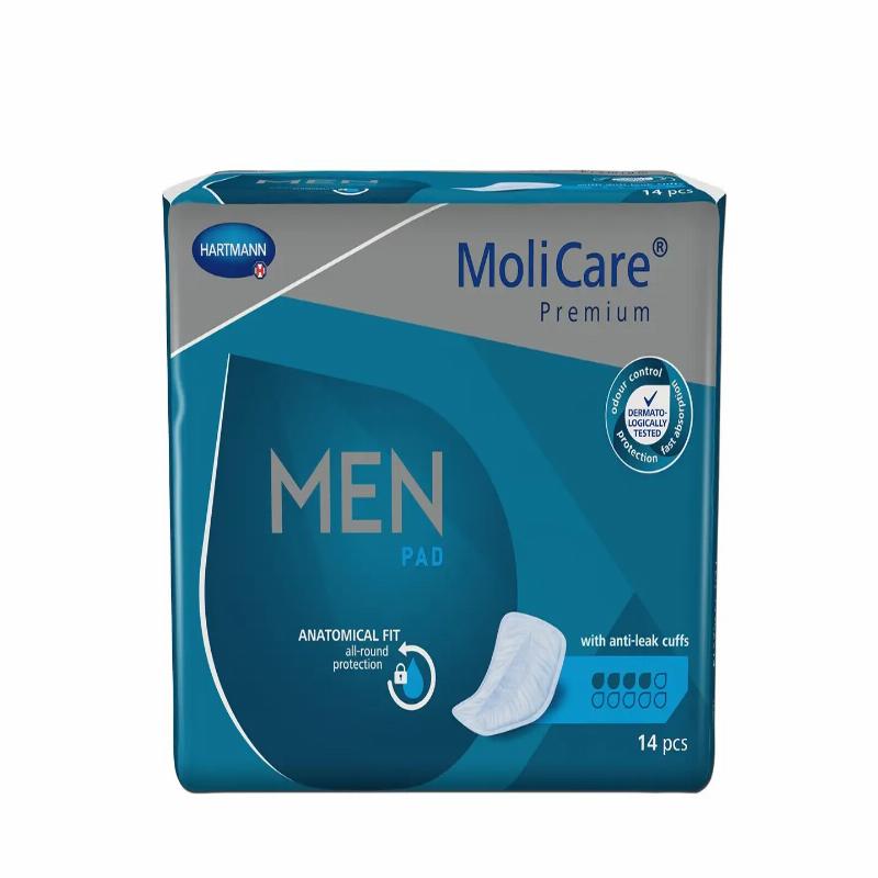 Чоловічі прокладки, V-подібні з манжетами MoliCare® Premium MEN PAD 4 краплі